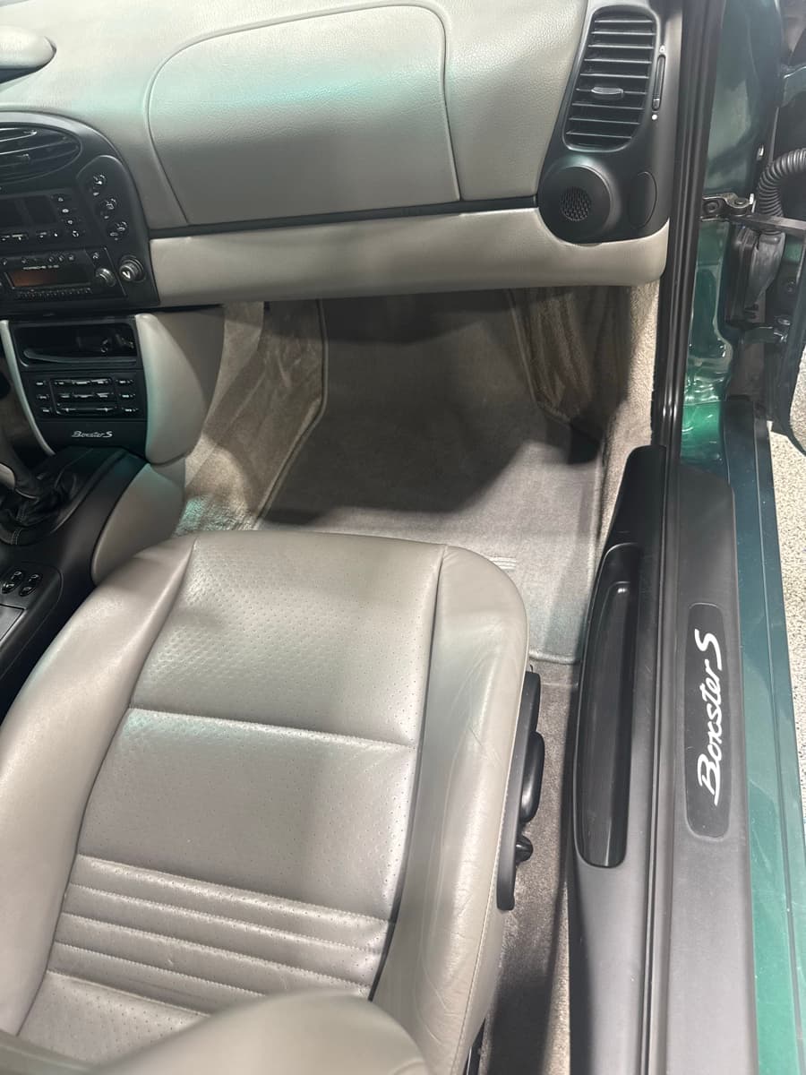 Fresh interior deep clean with carpet shampoo and fabric extraction